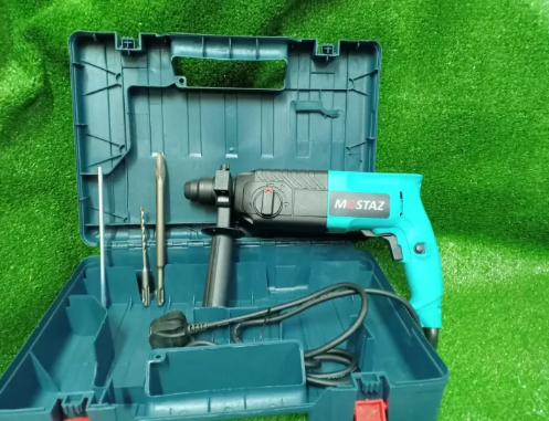 MOSTAZ 24mm 620Watt 3in1 Rotary Hammer Drill MS2-24 - Free 1pc hacking Bit & 1pc Drill Bit
