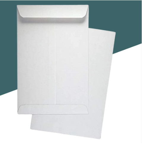 OK WHITE ENVELOPE LARGE SIZE / 100GMS / SAMPUL SURAT PUTIH BESAR
