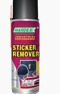 QP HARDEX STICKER REMOVER SPRAY ADHESIVE STICKER REMOVER SPRAY 200MM