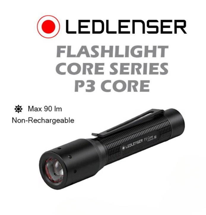 LEDLENSER NON-RECHARGEABLE FLASHLIGHT P3 CORE