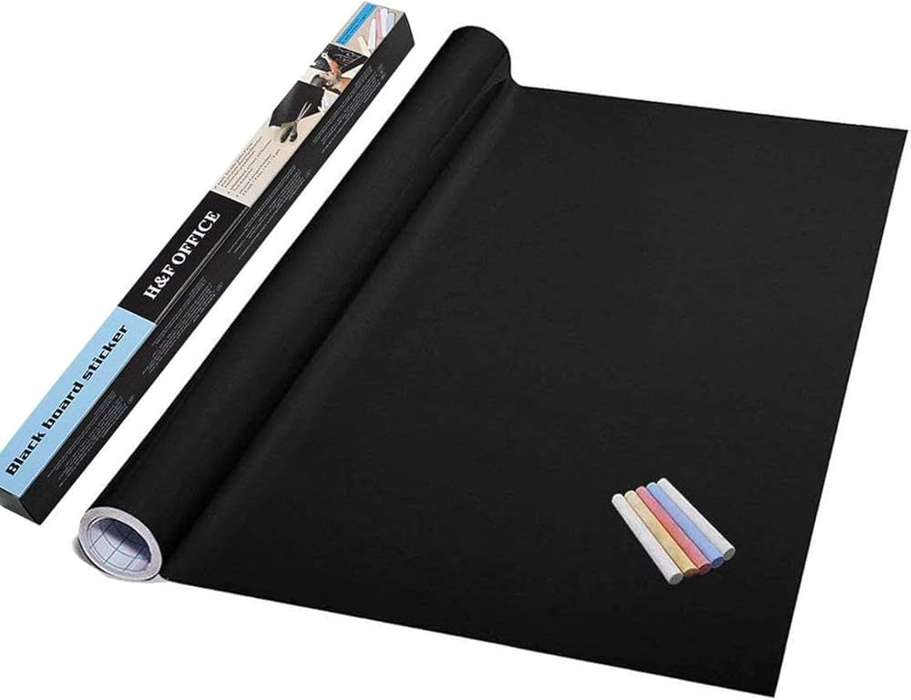 Blackboard sticker 45x200cm + 5pcs chalk