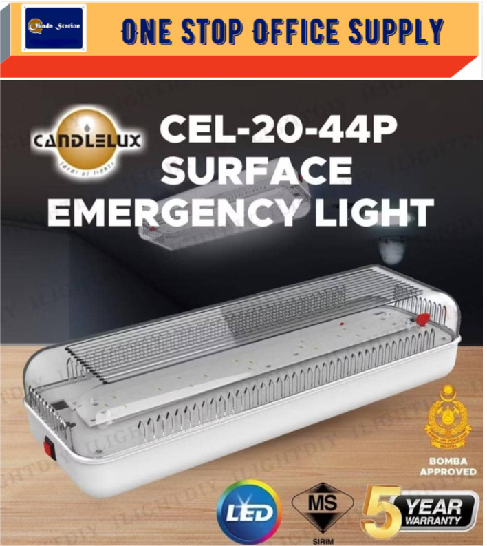 CANDLELUX CEL-20-44P SURFACE MOUNT EMERGENCY LIGHT