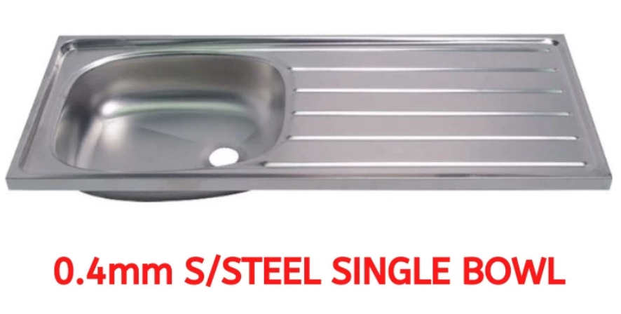 ISANO/ABT READY STOCKD 0.4mm Stainless Steel SINK BOWL 18" X 42" / sinki dapur