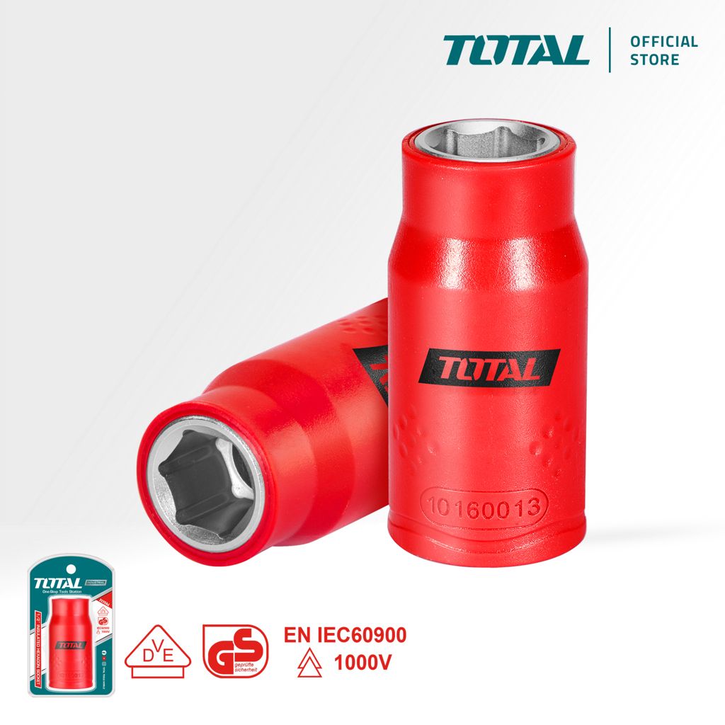 TOTAL INSULATED HEXAGON SOCKET MANUFACTURED ACCORDING TO EN IEC 60900 STANDARD (1/2" X 10MM/1000V) THIHAST12101