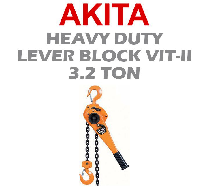 AKITA HEAVY DUTY LEVER BLOCK VIT-II TYPE 3.2 TON