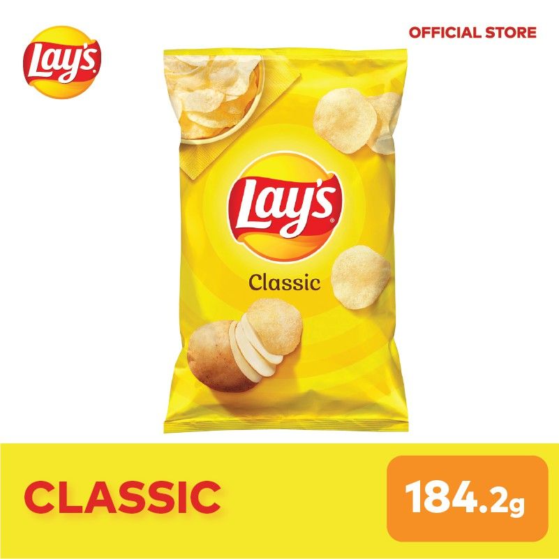 *Lay's Potato Chips 184.2gm [Classic] 5pcs