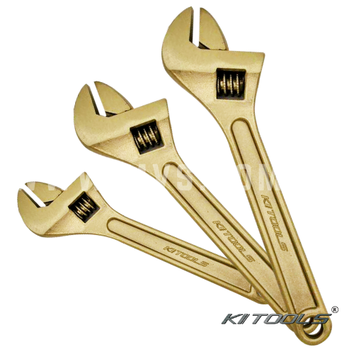 M-SAFE KI TOOLS NON SPARK ADJUSTABLE WRENCH