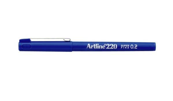 Artline Marker Fineliner 220 Super Fine Blue 0.2mm