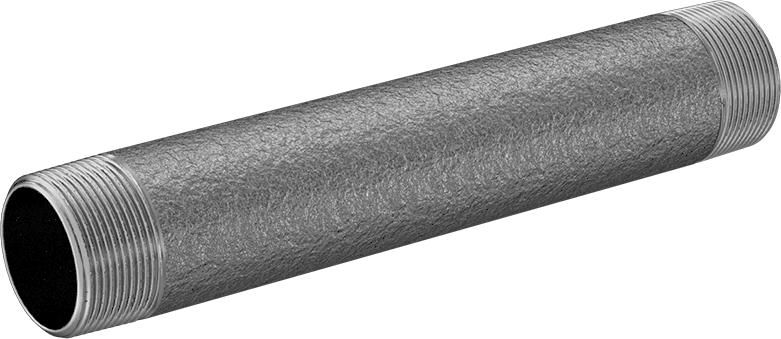 McMaster-Carr *McMaster-Carr 4548K272 Standard-Wall 316/316L Stainless Steel Pipe Nipple Threaded on Both Ends, 1-1/2 NPT, 12" Long