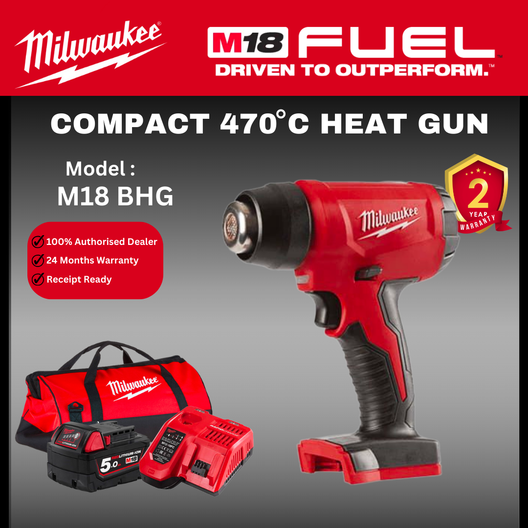Milwaukee M18 Heat Gun / BHG / Heated Gun / Milwaukee Heat Gun / Heater