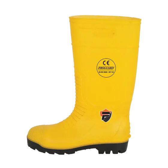 PROGUARD R3MSTCBLK / R3MSTCYLW R3 SAFETY WELLINGTON BOOTS (YELOW / BLACK)