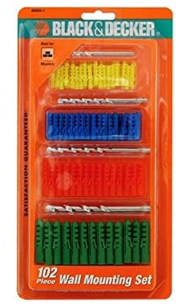 Black & Decker 102 Wall Mount Set