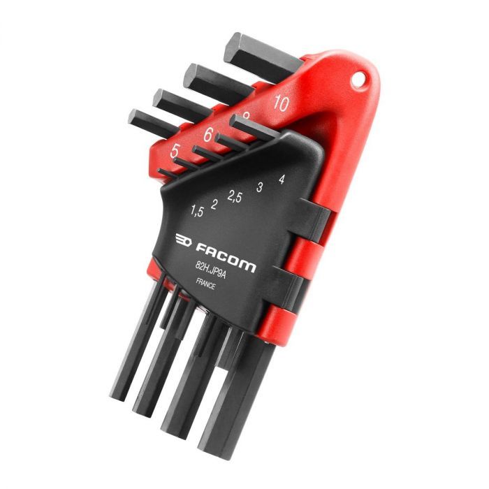 Facom 82H.JP9A 9 piece Hex Key Set, L Shape 1.5mm