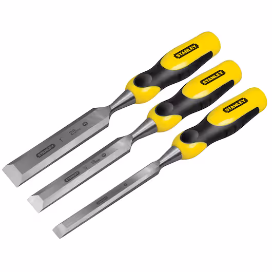 Stanley DYNAGRIP WOOD CHISEL 3PCS SET