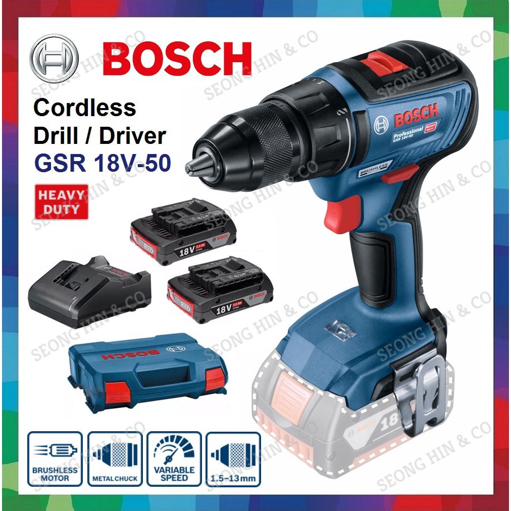 BOSCH GSR 18V-50 Drill