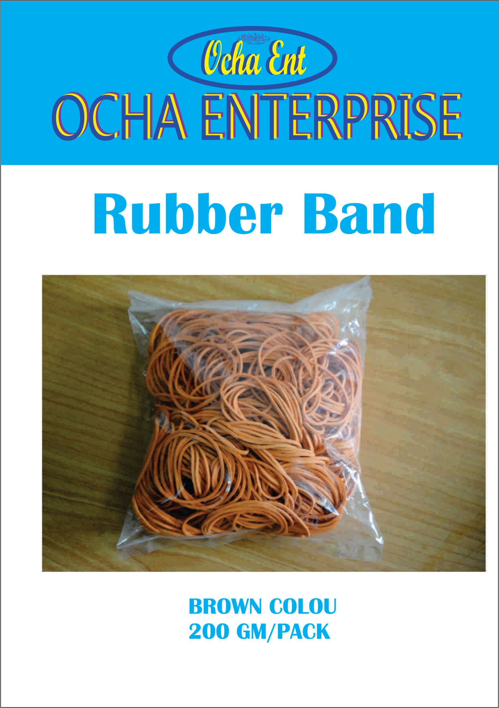 Rubber Band BRown colour -ocha Ocha Rubber Band BRown colour - 185-200gm free delivery