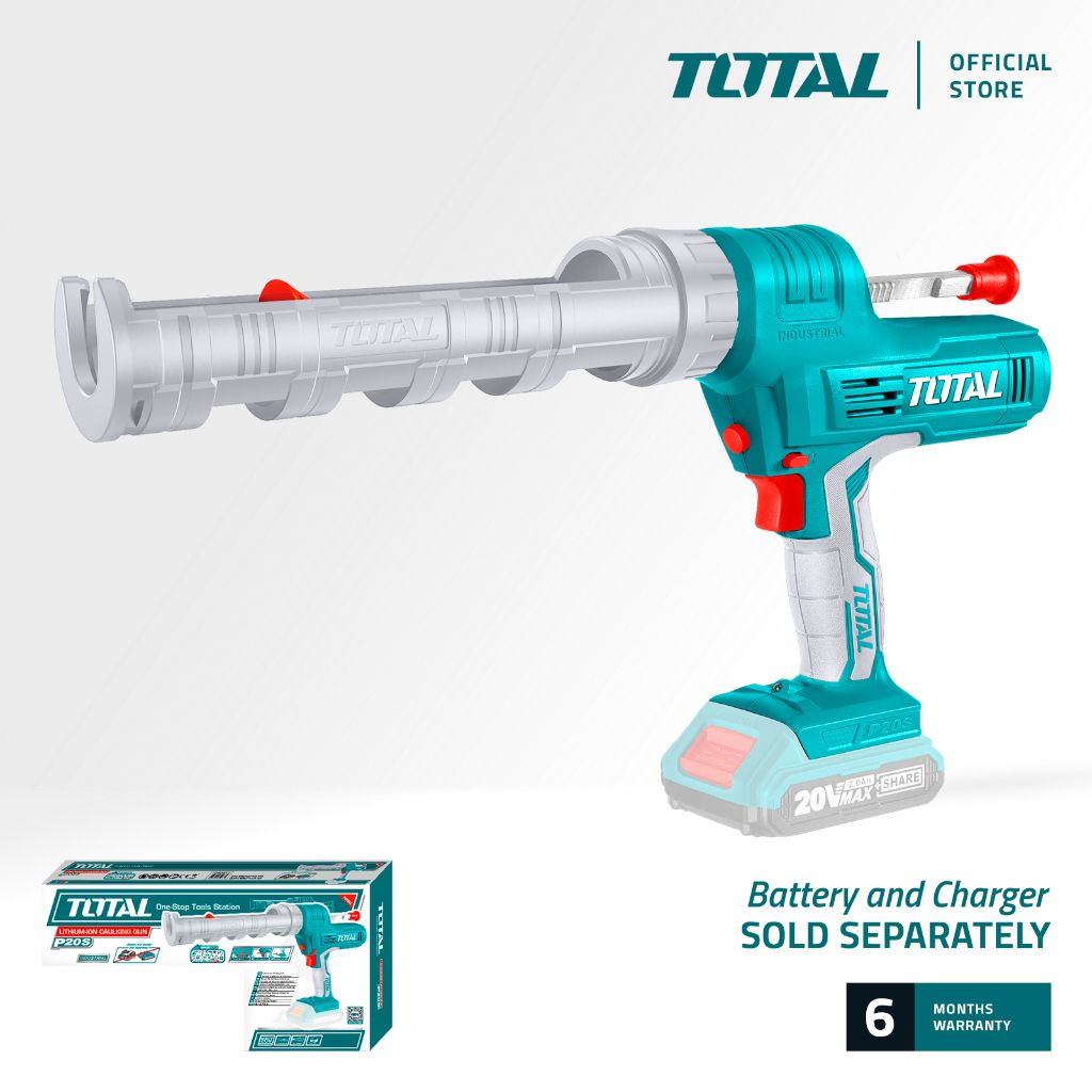 TOTAL TCGLI2001 LI-ION CAULKING GUN