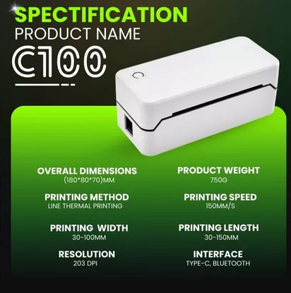 Label Printer * Waybill Printer * A6 Thermal Printer * AWB Printer [ USB + Bluetooth ] * Thermal Stiker/Barcode/QR Code