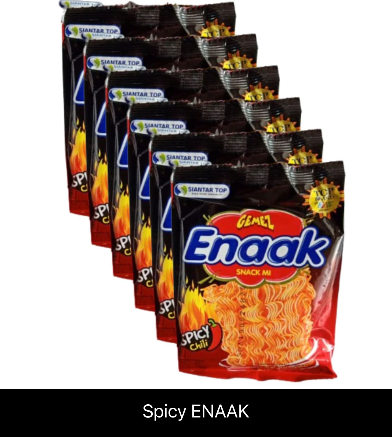 Gemez Enaak - Big Piece Noodle Snack - 1 BAG Contains 3 Packs