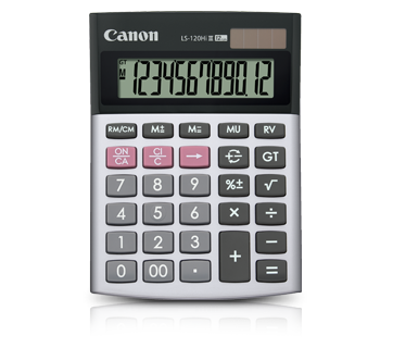 CANON LS-120Hi III CALCULATOR 12'D - BLACK