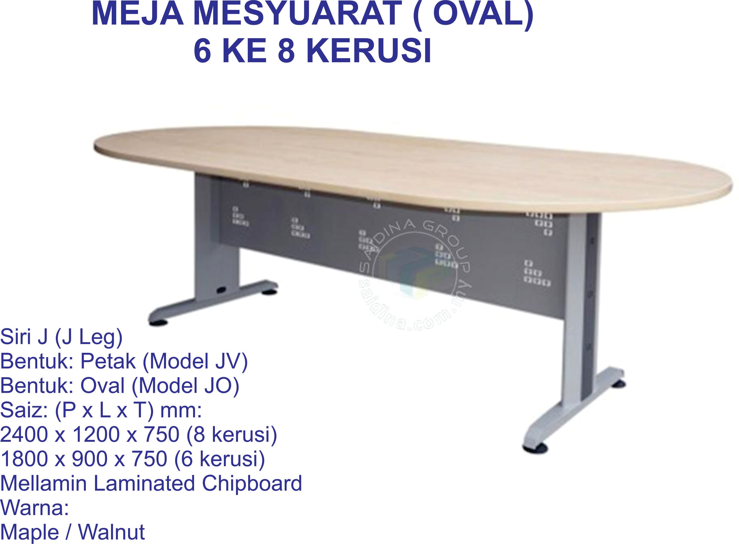 NIL MEETING TABLE FOR 6-8 CHAIR