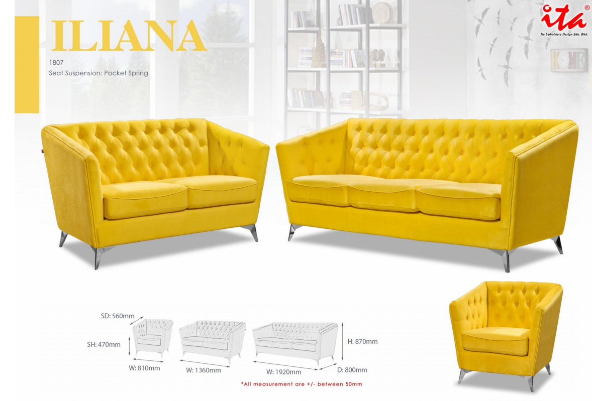 ITA OFFICE SOFA SET - ILIANA 1807