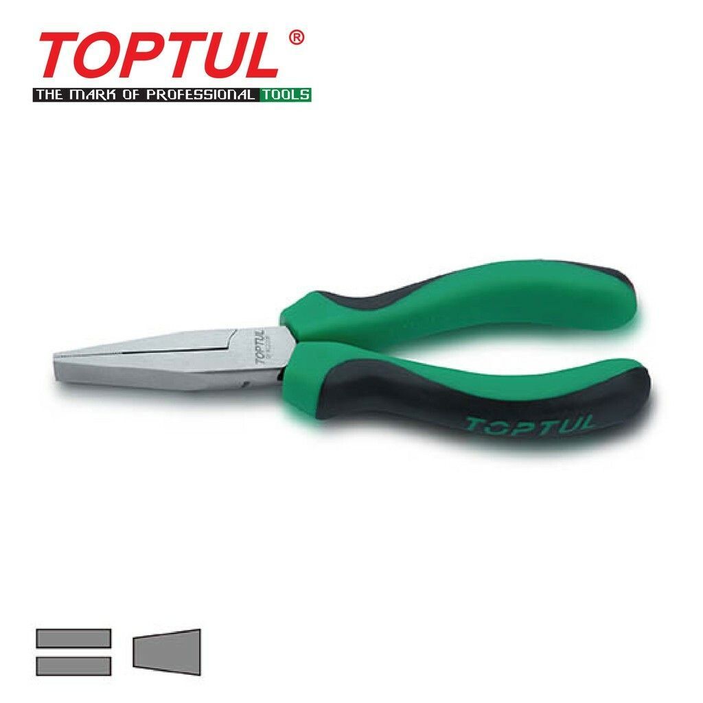 TOPTUL FLAT NOSE PLIERS DFBC2206
