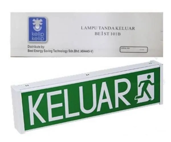 KELIP-KELIP LED Keluar Sign BE1ST 101B