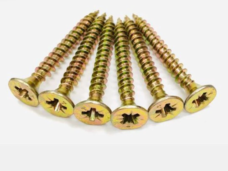 [ 1 unit = 50pcs ] Chipboard screw wood screw flat head self tapping screw skru tajam bunga skru kayu bunga skru papan
