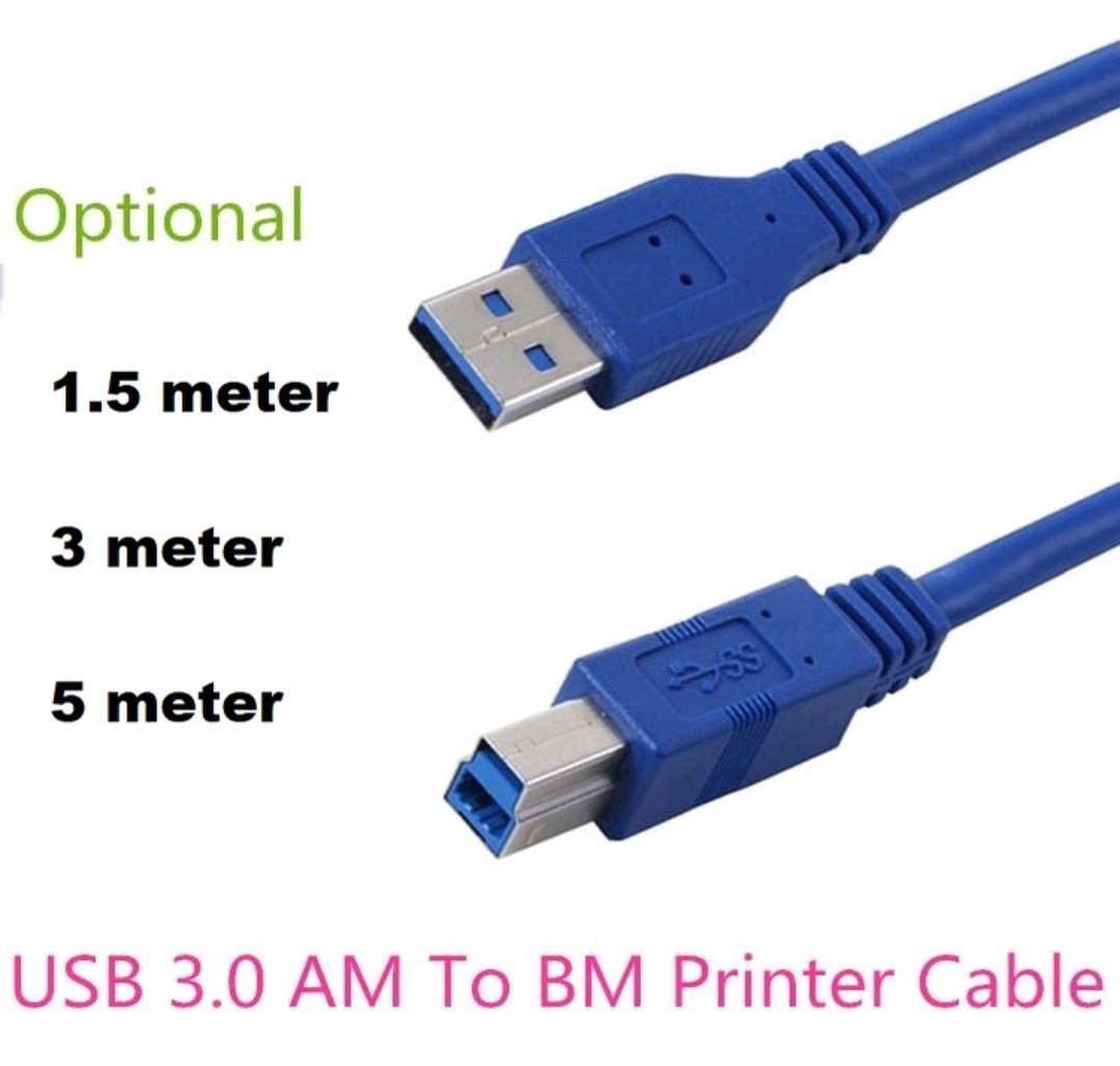 NA USB 3.0 Type A to B Male M/M Printer Cable [READY STOCK]