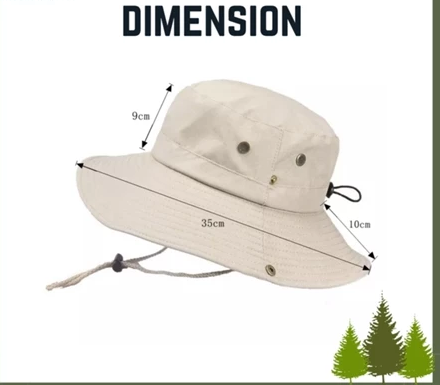 Outdoor Hat Hiking Fishing Fisherman Hat Camping Unisex Adjustable Strap Sport Topi Memancing Top Rimbai Cowboy Hat