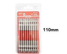 MILWAUKEE SHOCKWAVE™ 110mm Double Ended PH2 Bits (10pcs)