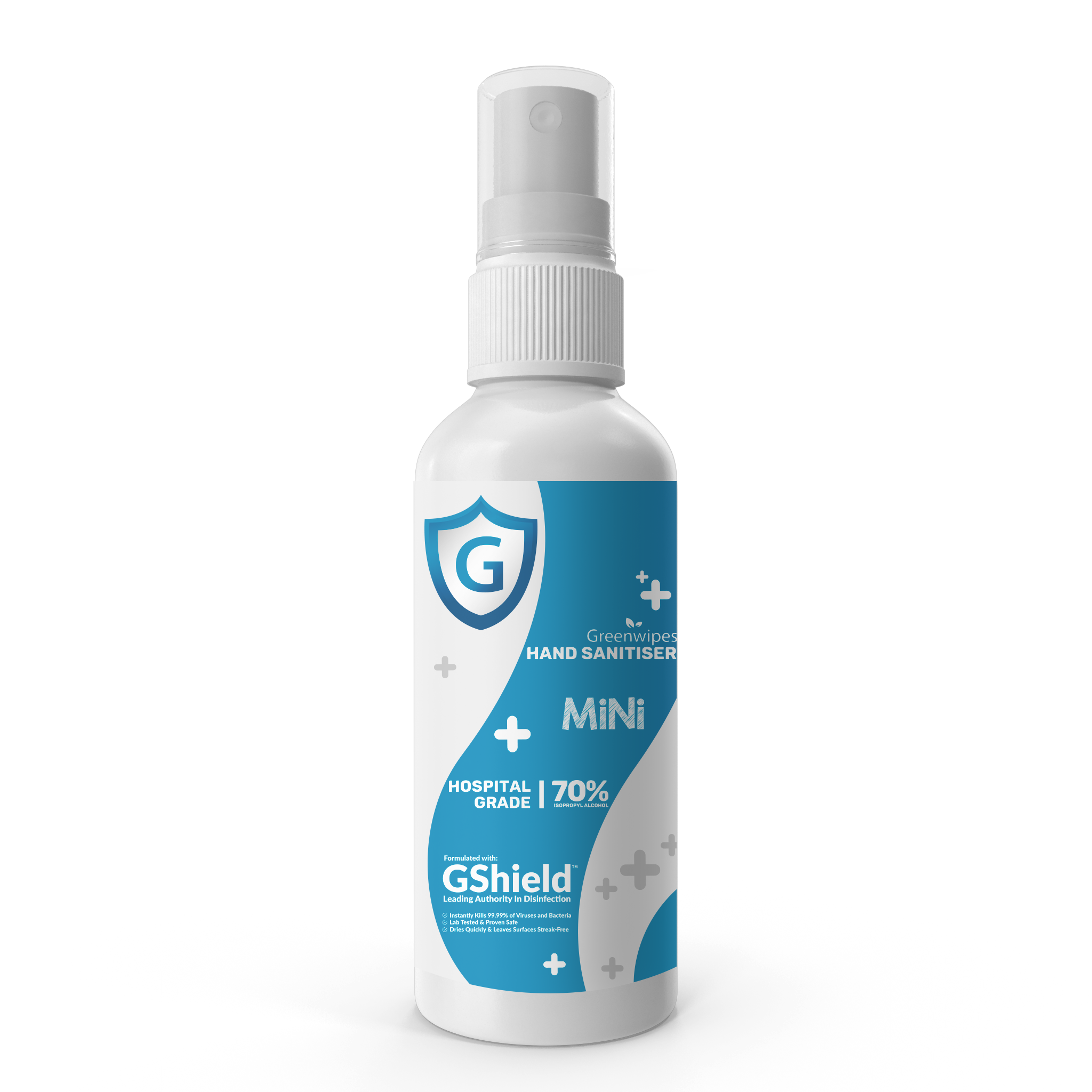 GREENWIPES® GSHIELD HAND SANITISER SPRAY – MINI (100ML)