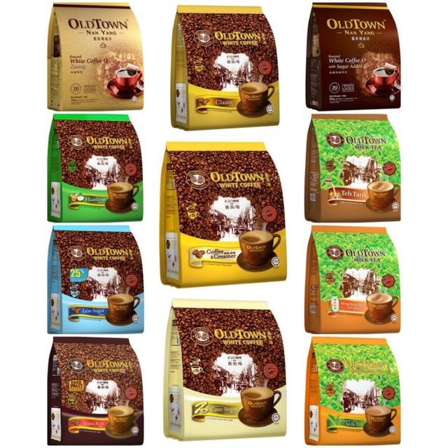 OLDTOWN White Coffee/Milk Tea/Teh Tarik/Nan Yang White Coffee O Kosong/Sugar Added