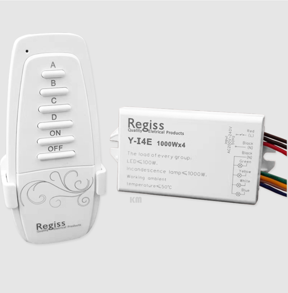 REGISS 4 CHANNEL Y-I4E LIGHT CONTROL SWITCH