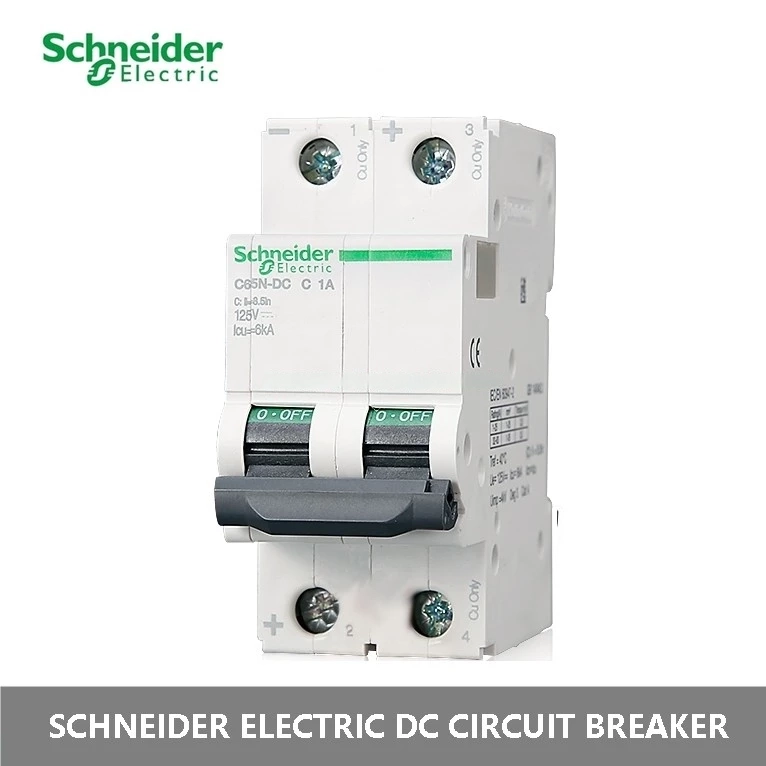 Schneider Electric 2P DC MCB Miniature Circuit Breaker Acti 9 Series