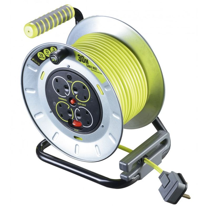 MASTERPLUG OTMU30134SL / DEFENDER E86507 INDUSTRIAL EXTENSION WIRE CABLE OPEN REEL PLUG SOCKET 30M