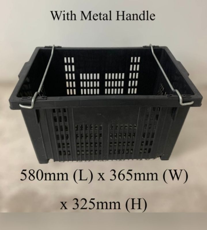 HEAVY DUTY CONTAINER METAL HANDLE SIZE: 560 X 325 X 360 ( Black) -FREE DELIVERY CHARGE PENINSULAR