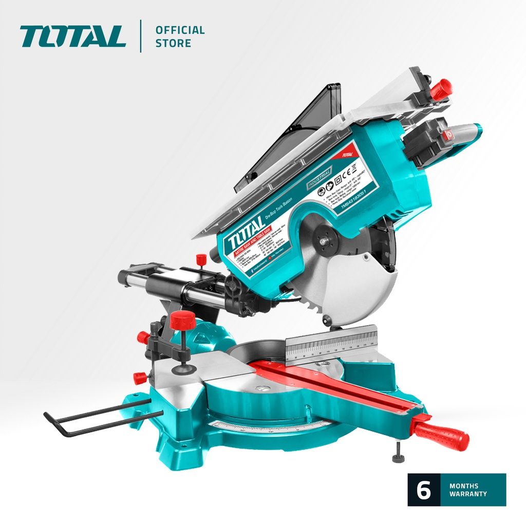 TOTAL TMS43183051 MITRE SAW & TABLE SAW (FEATURING A DOUBLE SLIDING BAR.)
