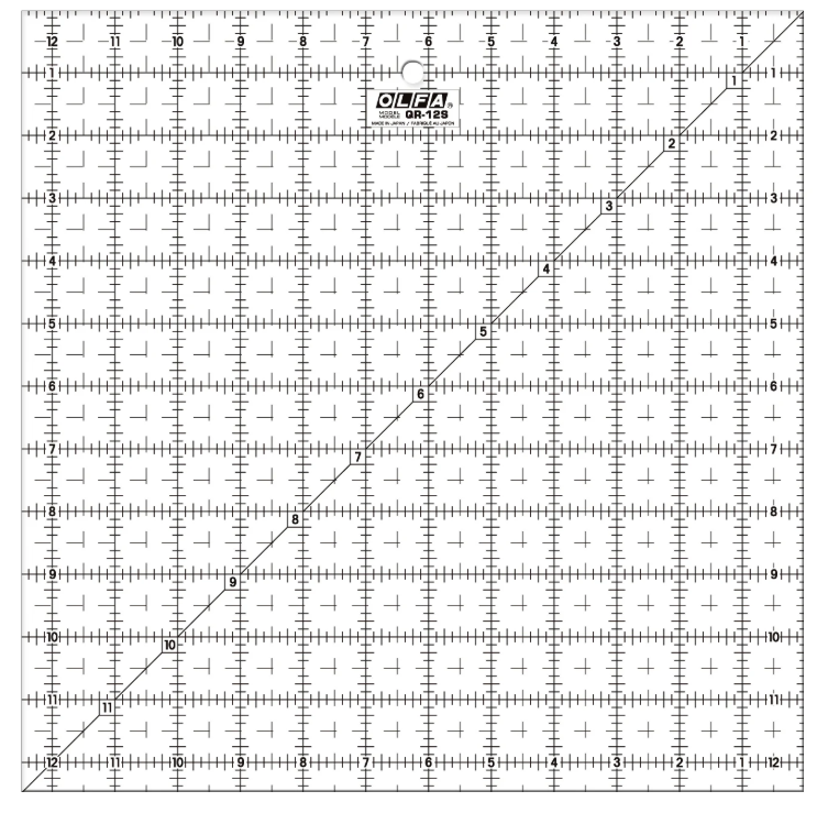 OLFA QR-12S 12" X 12" QUILT RULER