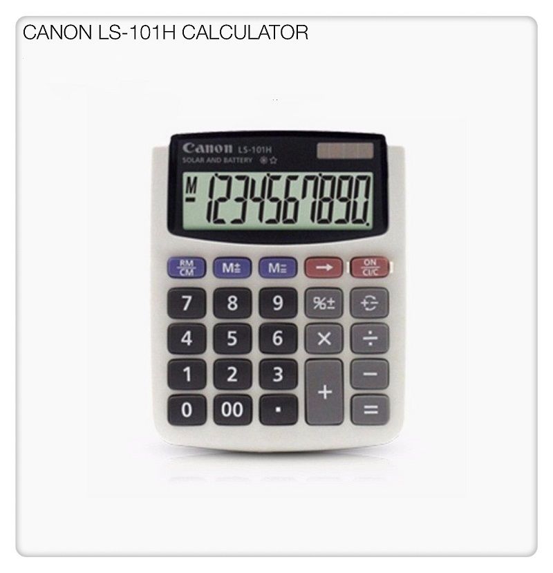 CANON LS-101H CALCULATOR (10'D)