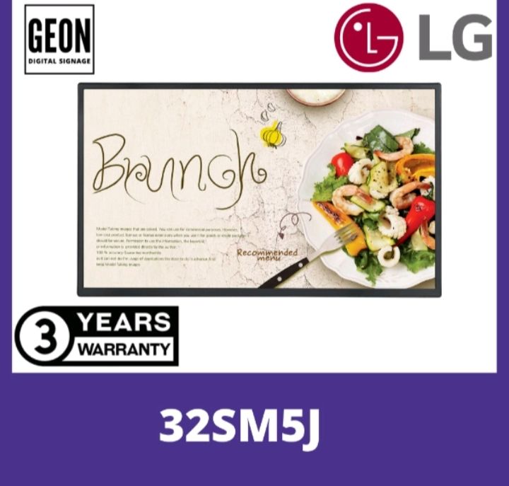 LG 32"SM5J FULL HD STANDARD DIGITAL SIGNAGE Ocha LG 32"SM5J FULL HD STANDARD DIGITAL SIGNAGE
