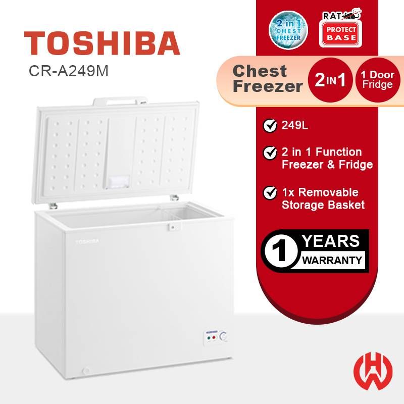 Toshiba 2 In 1 Chest Freezer (249L) A249M