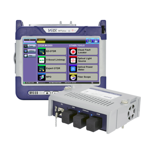 VeEX MTTplus-410+ OTDR Testing Range: Up to 200km, SC, FC, LC Adapter (On-Site Installation, Commissioning & Training)