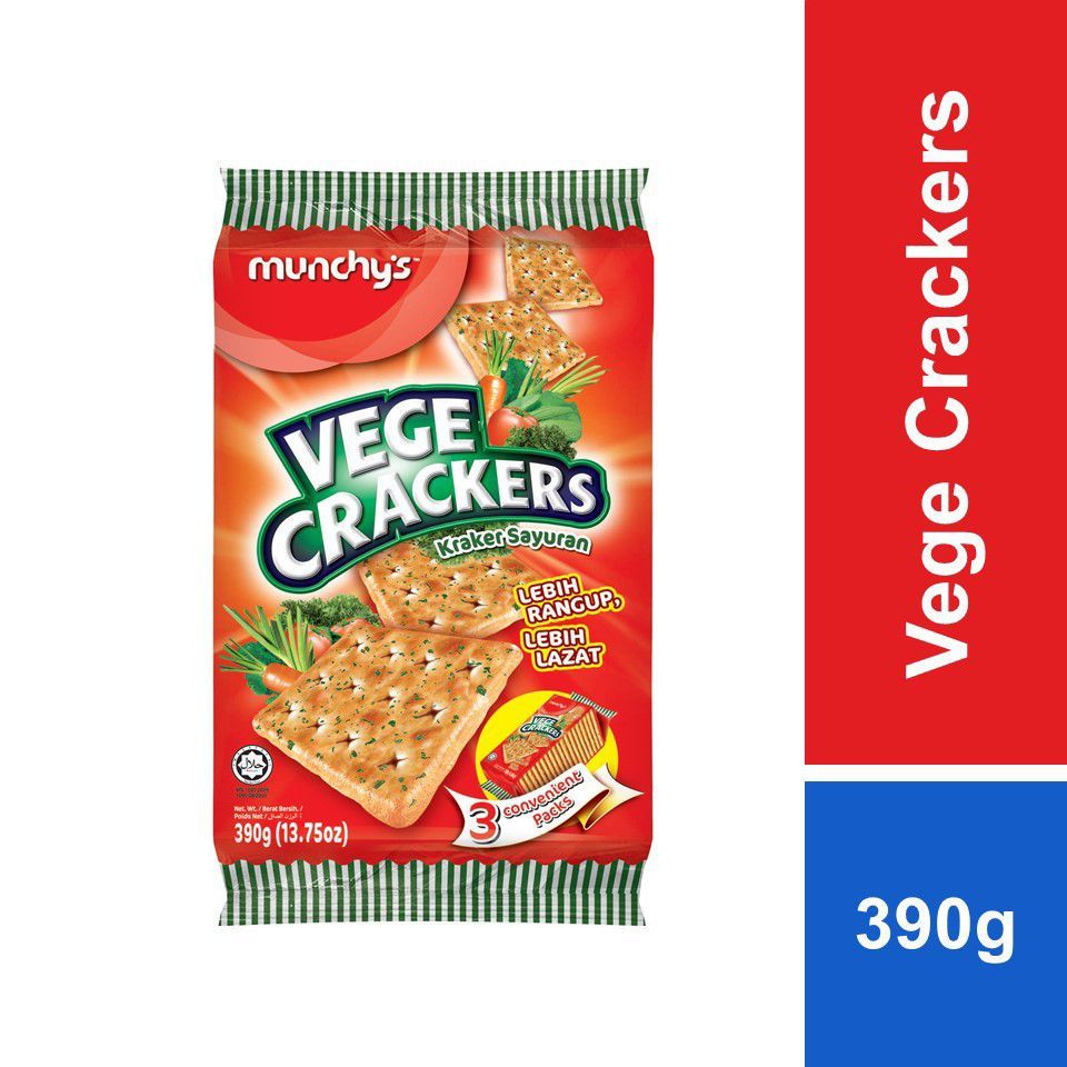 munchy's Munchys Cracker Vegetable 390g