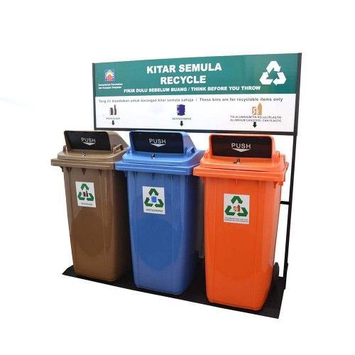 Bins Recycling Bins 2 Wheels RB240