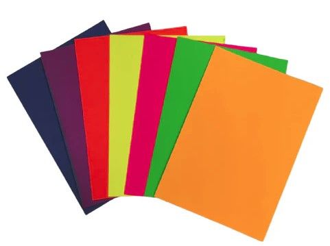 A4 FLUORESCENT PAPER STICKER 100'S