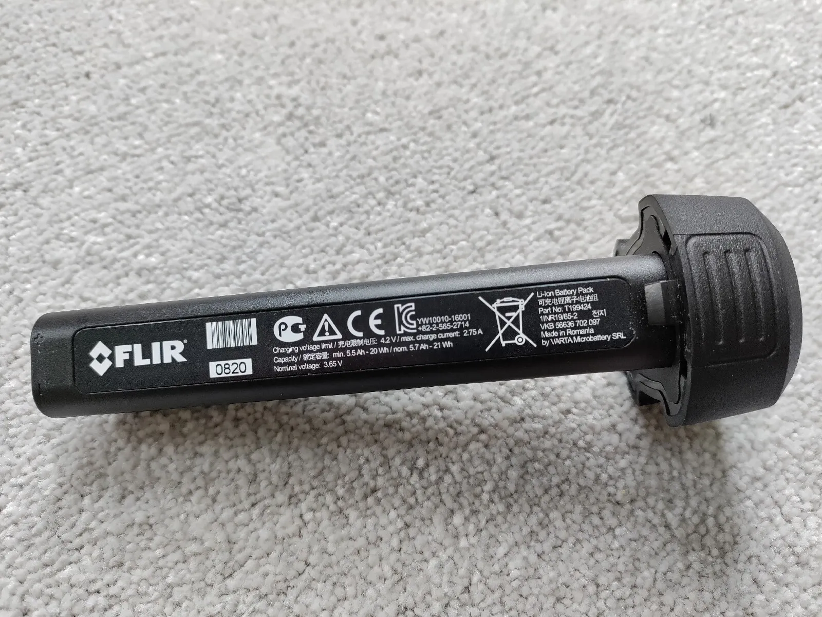 FLIR Thermal Camera Battery for Exx Series T199424