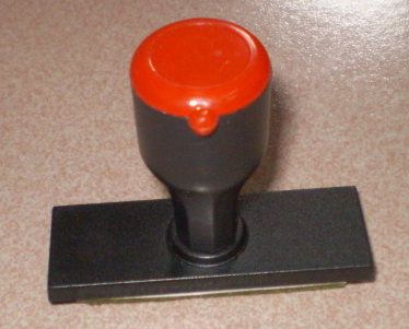 Rubber Stamp Biasa 3 1/2 inch (panjang) 1 inch (lebar)