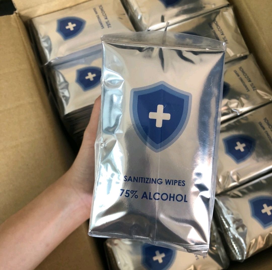 NA Sanitizing Wipes 75% ALCOHOL Disinfection Wet Wipes Sterilization